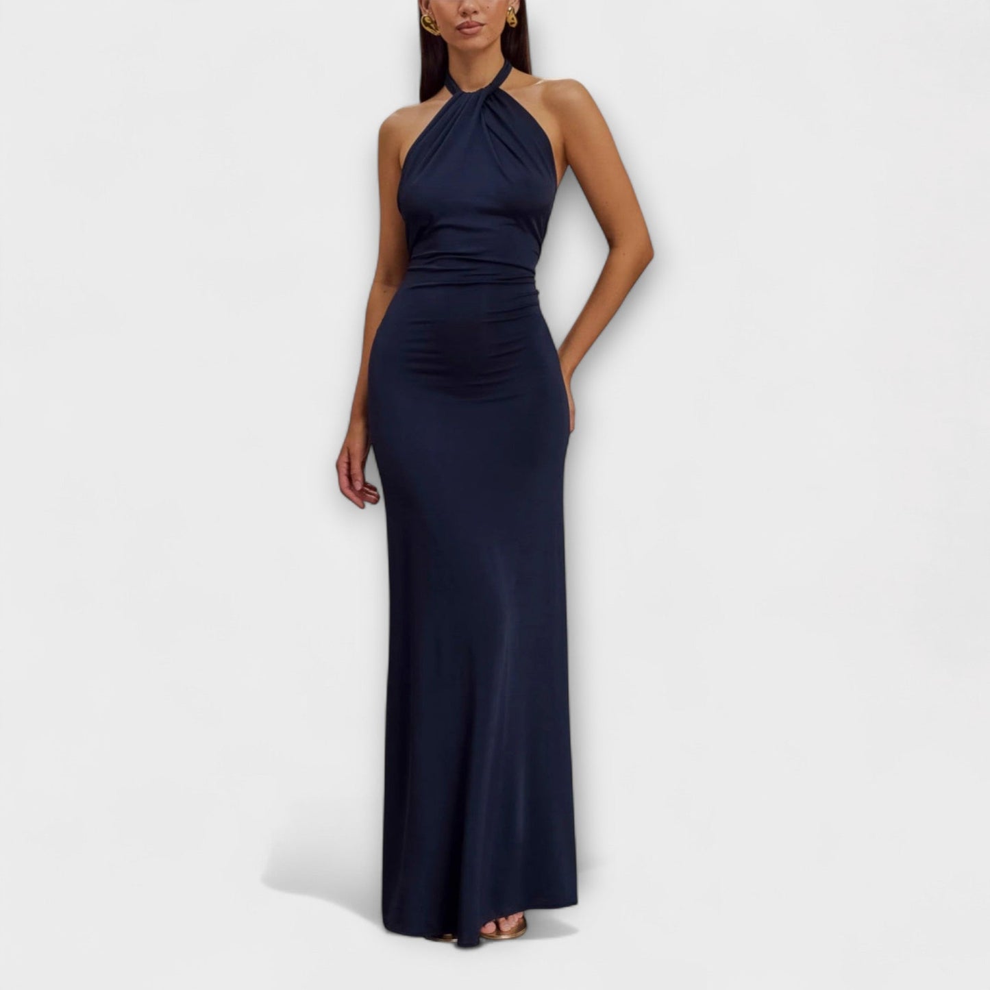 Lagoon - Vestido Maxi Halter Slinky