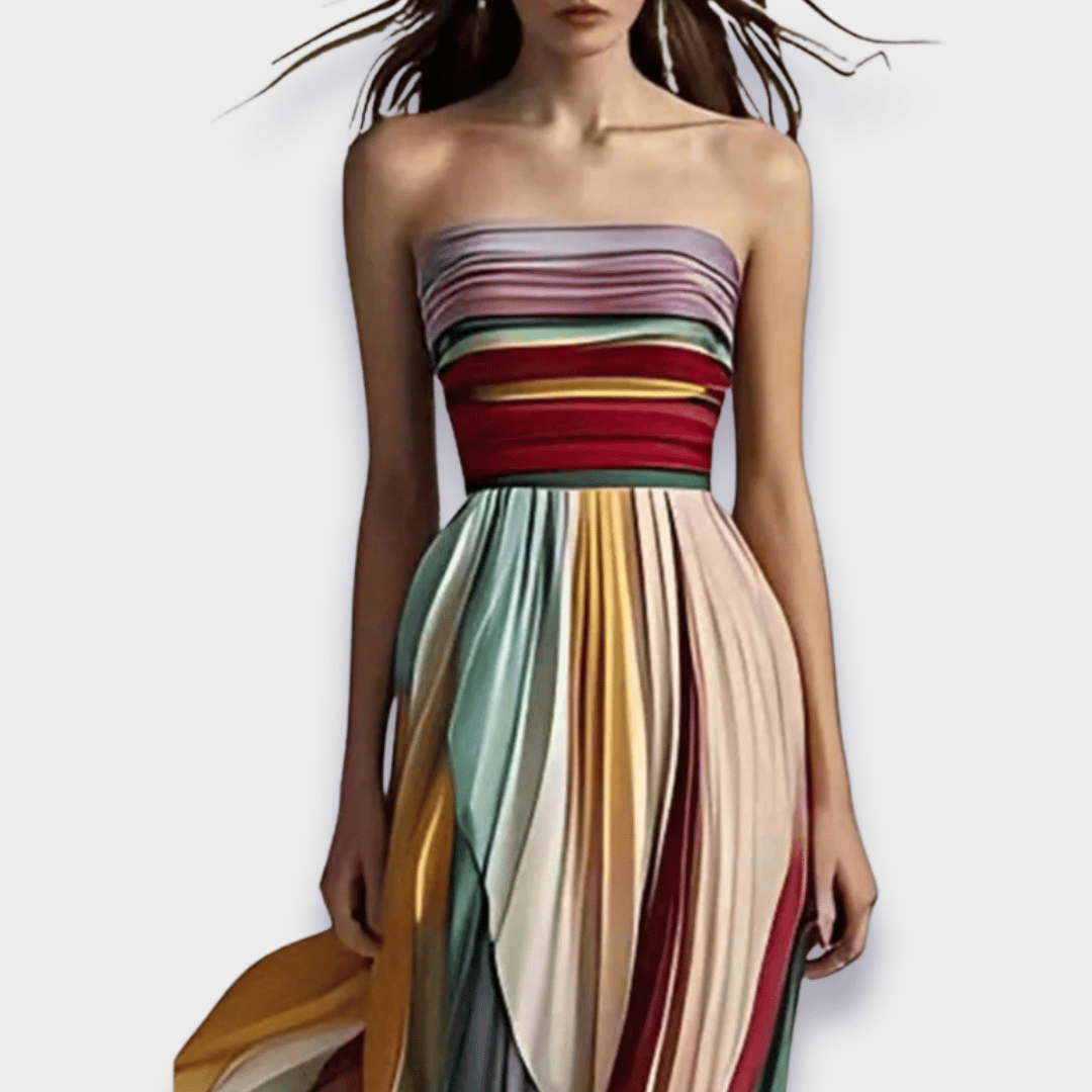 Gesine - Vestido largo hecho de tela premium