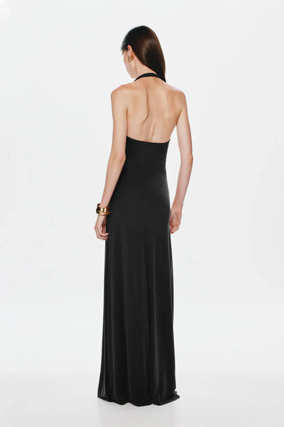 Valeria | Maxi Dress in Cupro