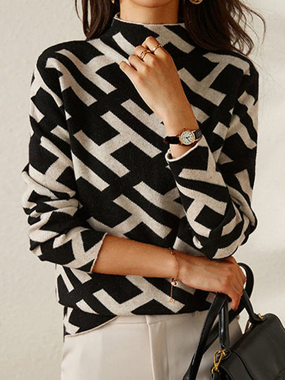 Aira | Blusa de Cuello Alto Ajustada