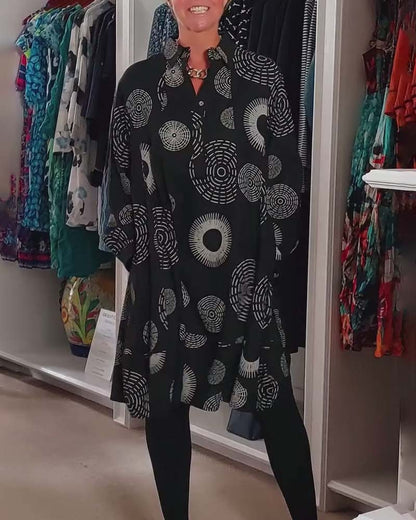 Sheryl | Abito avvolgente geometrico