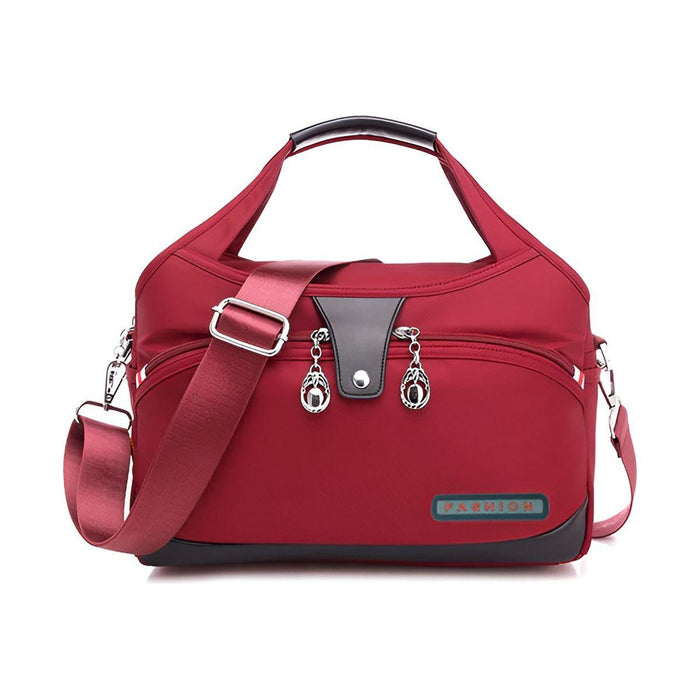 Bolsa cruzada impermeable versátil con características antirrobo