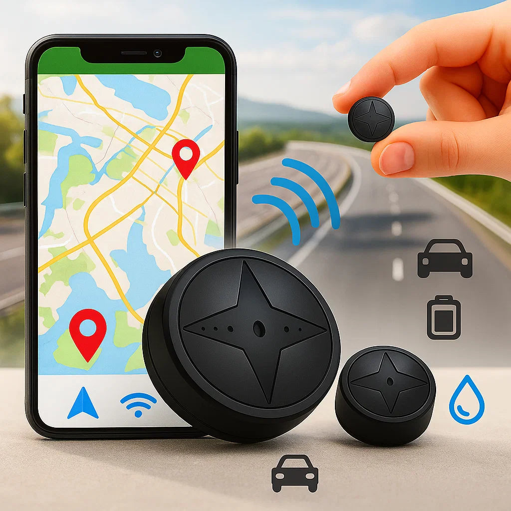 Mini rastreador GPS para vehículo con montaje magnético