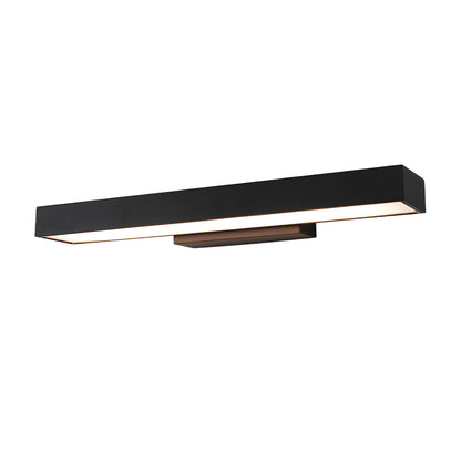 Lámpara de pared exterior de acero inoxidable negro