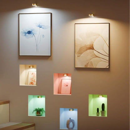 1+1 Gratis | Luz LED Magnética para Cuadros – Perfecta para Exhibir Tu Obra de Arte