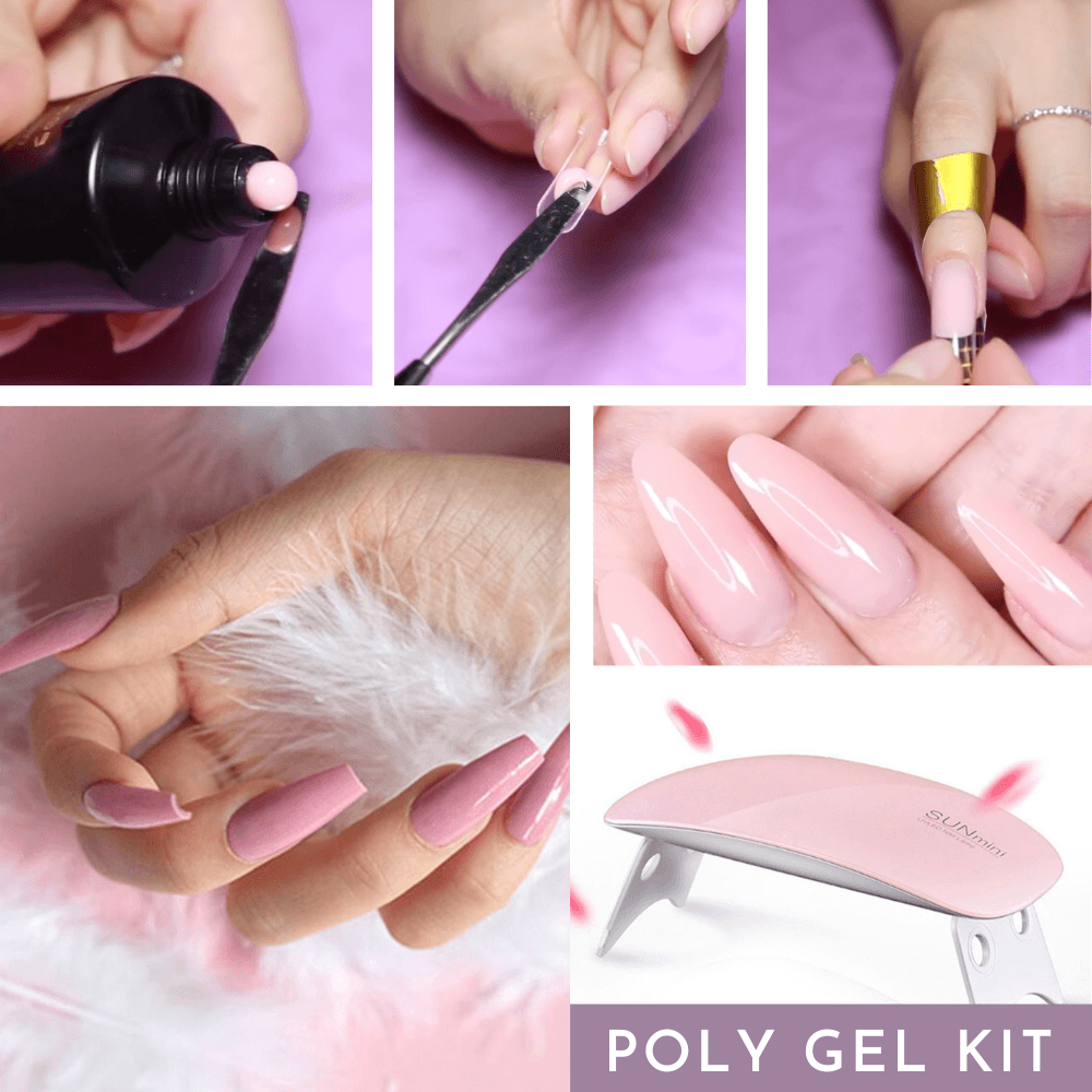 Kit PolyGel | Trasforma le unghie deboli e fragili in capolavori da salone a casa tua