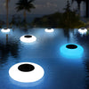 Luces solares flotantes LED para piscina exteriores