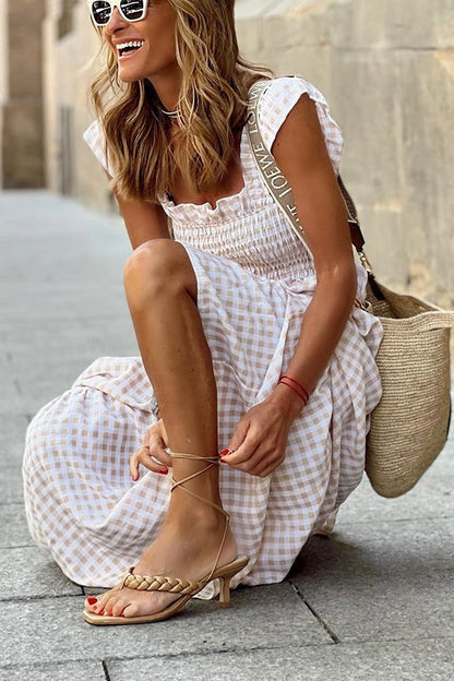 Gracie | Vestido de verano elegante a cuadros
