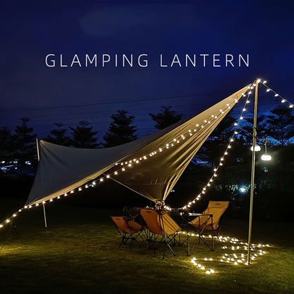 Luces de cadena para exteriores con batería, blanco cálido