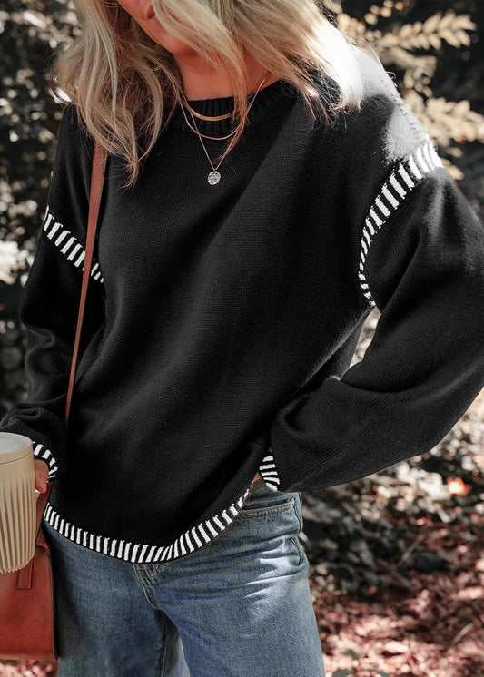 Marisa | Suéter Chic de Contraste