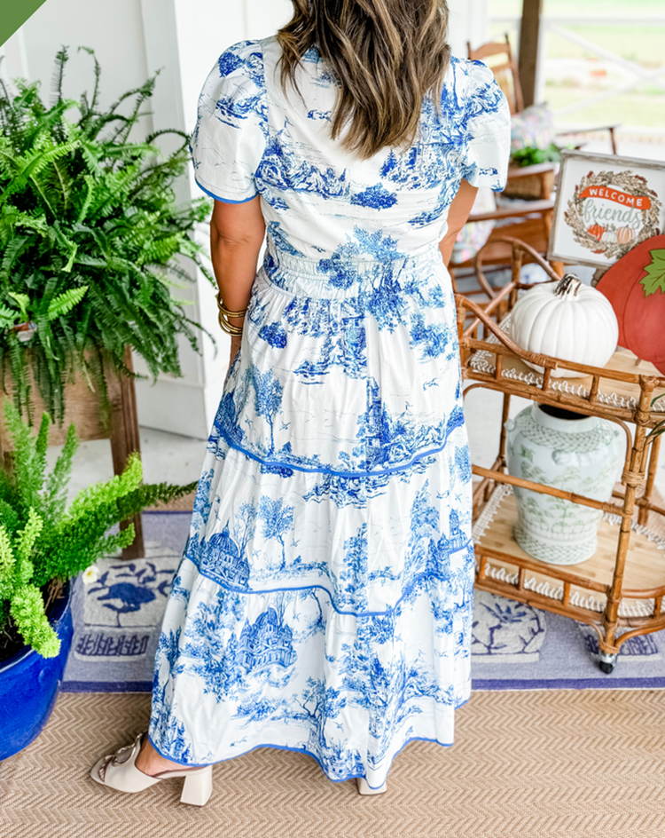 Eliza | Maxi clásico de toile