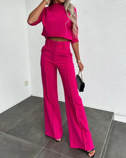 Fahari - Completo manica lunga e pantaloni da lavoro - Elegante e professionale
