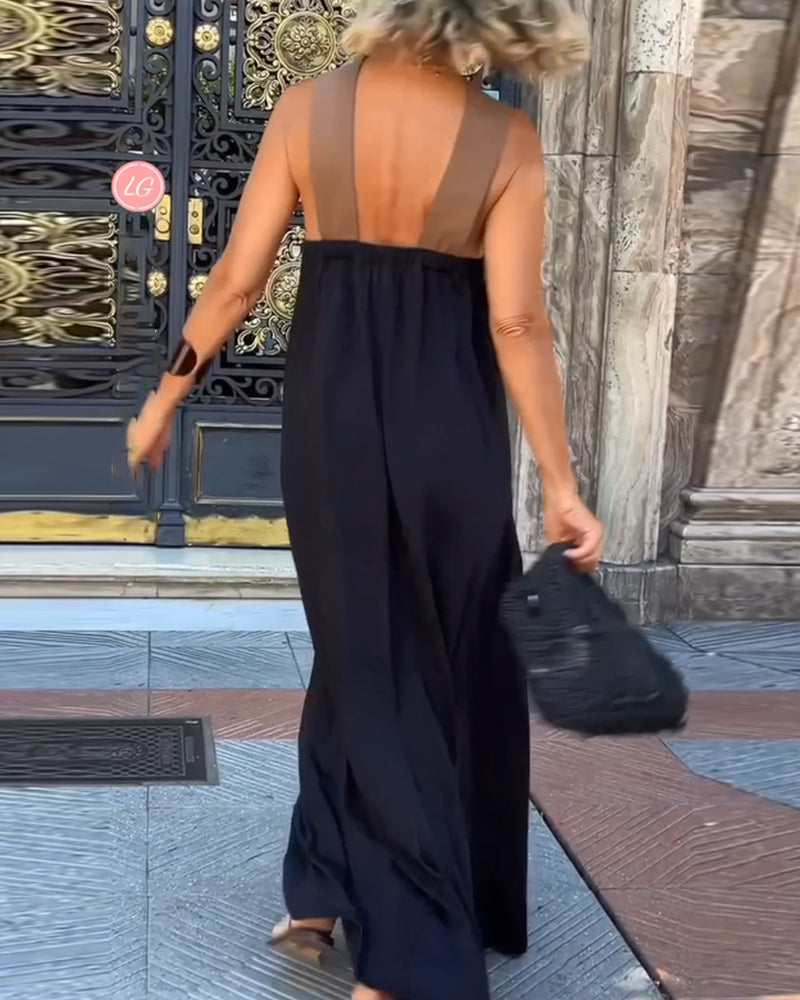 Nicole - Vestido elegante con escote cruzado