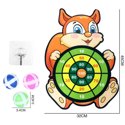 Juego de pared para niños con tablero objetivo suave