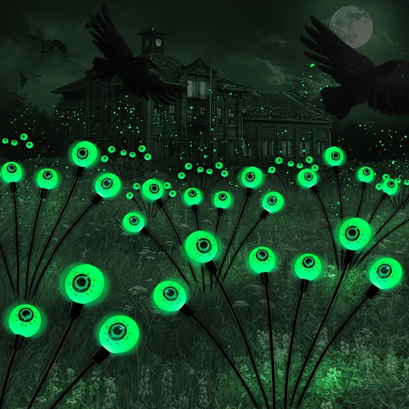 Luces de jardín orbes solares LED de Halloween
