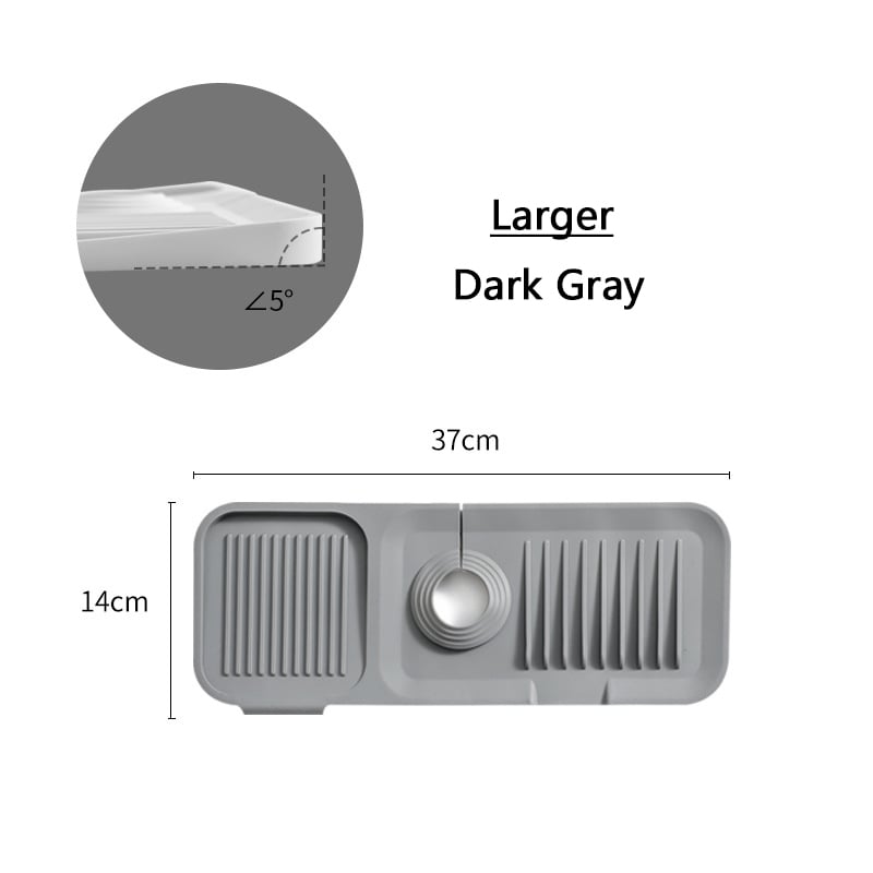 Protector contra salpicaduras AquaShield para fregadero | Protector de silicona para fregadero de cocina