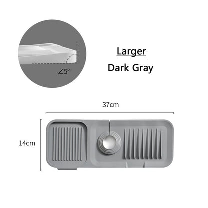 Protector contra salpicaduras AquaShield para fregadero | Protector de silicona para fregadero de cocina