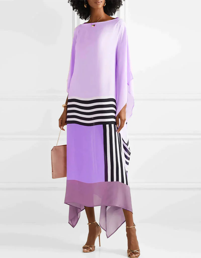 Rilinda | Kaftán elegante con estampado geométrico