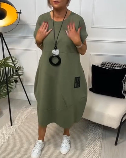 Cleo - Vestido elegante de manga corta