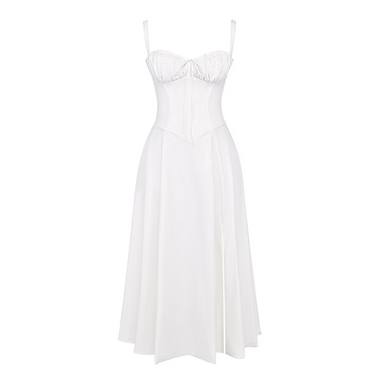 Tirzah - Vestido falda fluida bohemia tipo slip