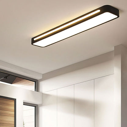 Lámpara de techo LED larga minimalista nórdica