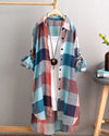 Ingrid | Camisa de cuadros fluida