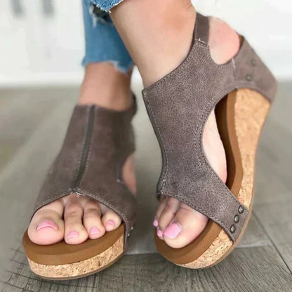 Yula | Sandalias de cuña elegantes
