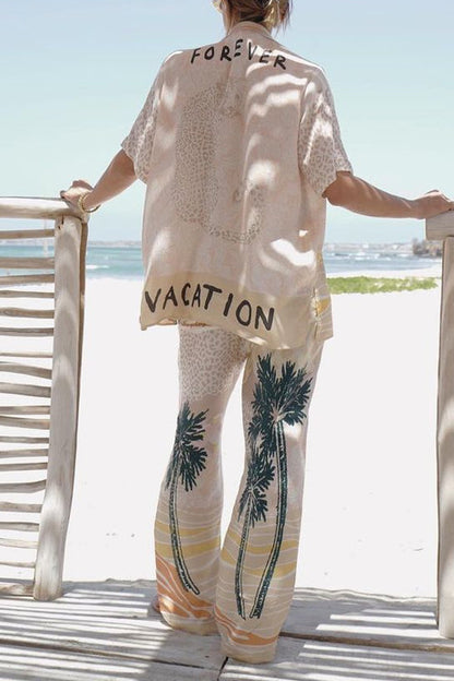 Olympia - Conjunto de Vacaciones con Estampado Tropical
