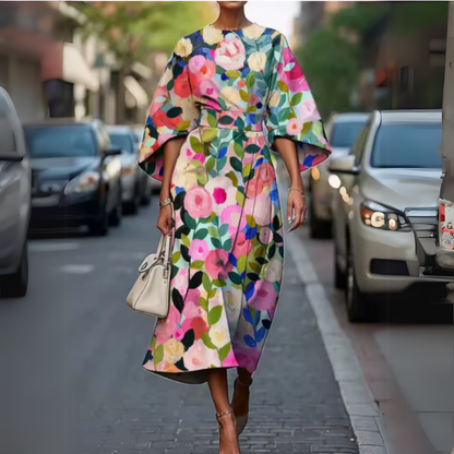 Lucía | Vestido Largo con Cintura Elástica