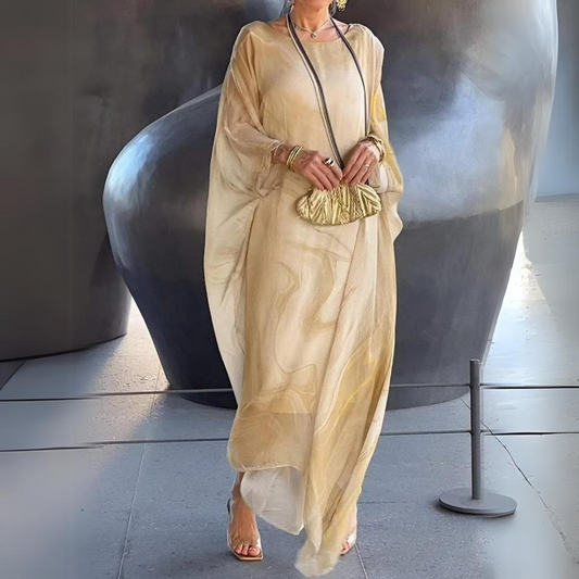 Loreine | Encantador Vestido de Chifón de Seda