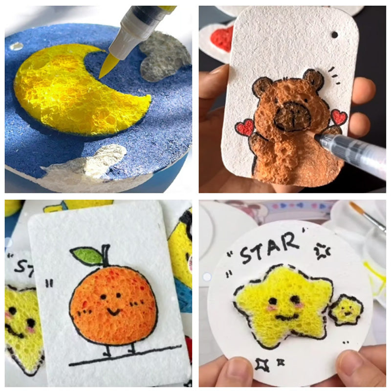 3D Lienzo - El Set de Pintura con Esponja Mágica