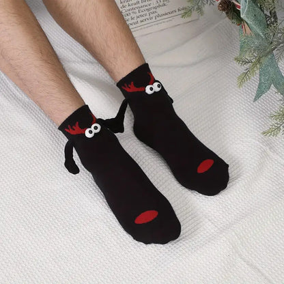MagnetHug Cozy Socks – Warm Couple Socks with Magnetic Hands