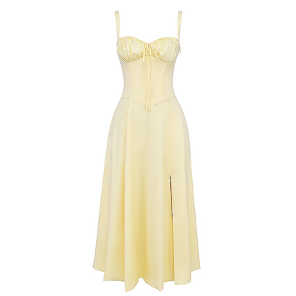 Tirzah - Vestido falda fluida bohemia tipo slip