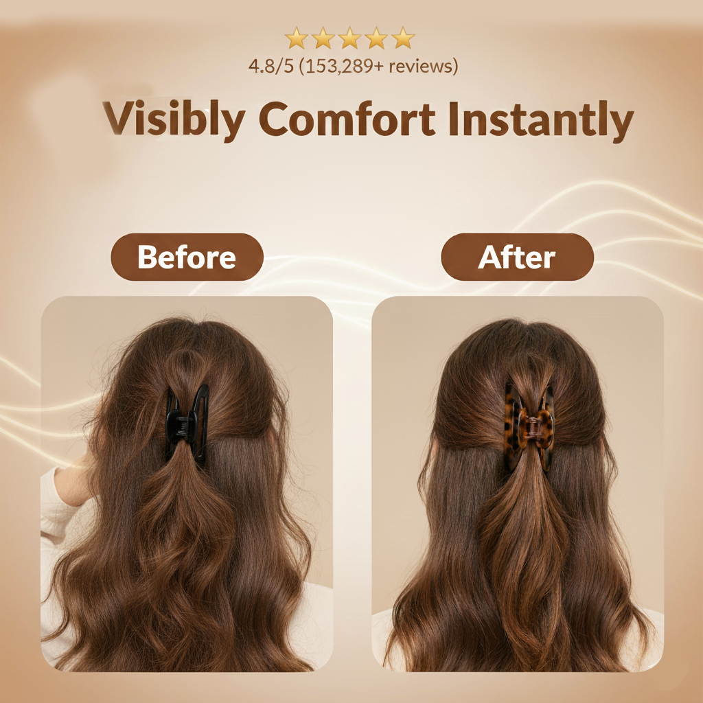 Velina™ - Set of 4 Flat Comfort Clips (Set of 4)