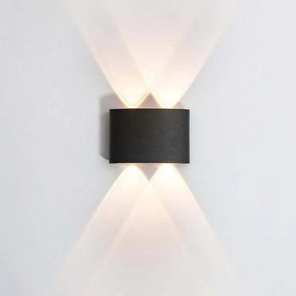Lámpara de pared moderna blanca LED impermeable