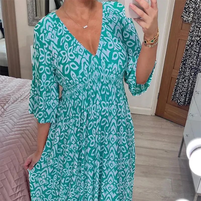 Vestido cómodo para unas vacaciones en la playa