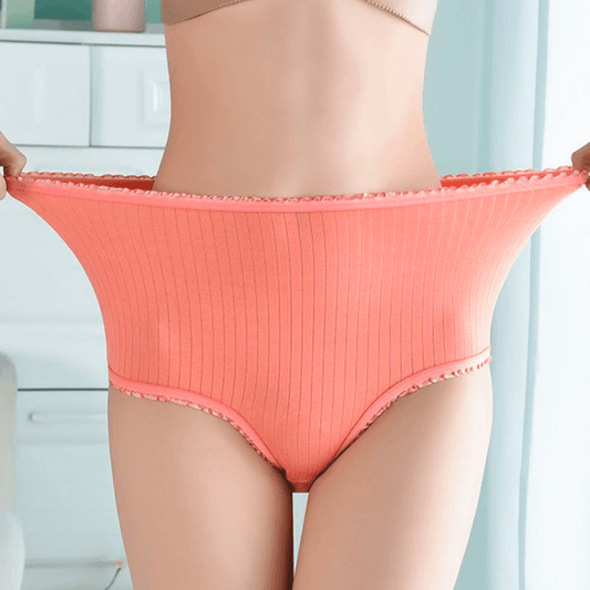 Conjunto de ropa interior para mujer de algodón a prueba de fugas