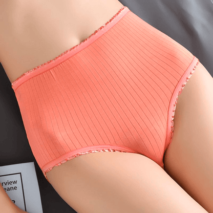 Conjunto de ropa interior para mujer de algodón a prueba de fugas