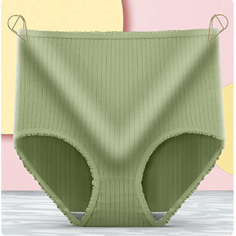 Conjunto de ropa interior para mujer de algodón a prueba de fugas