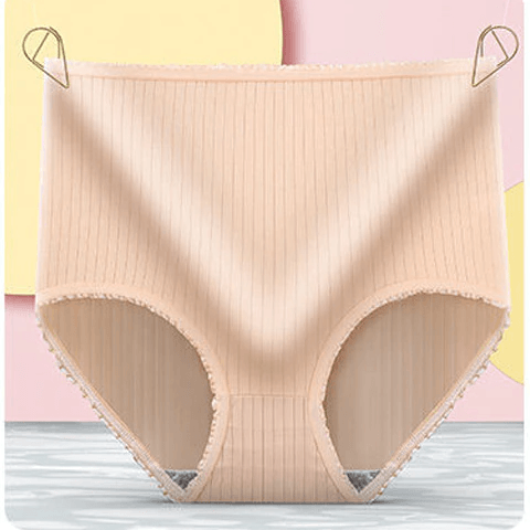 Conjunto de ropa interior para mujer de algodón a prueba de fugas