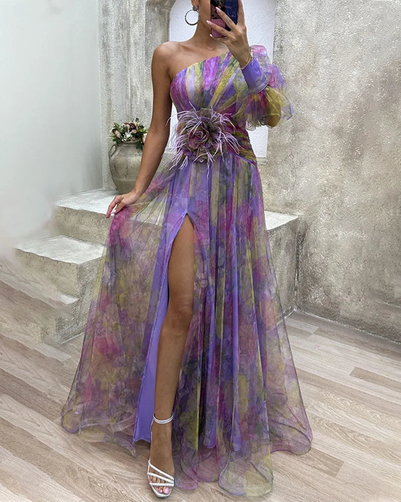 Amelia | Elegante abito con spacco