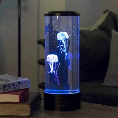 Lámpara LED de ambiente con control remoto efecto medusa