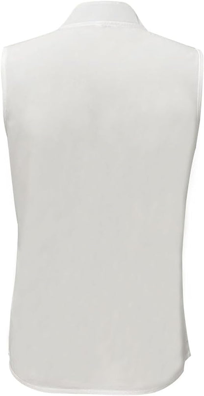 Sarah | Elegante Top Sin Mangas Liso