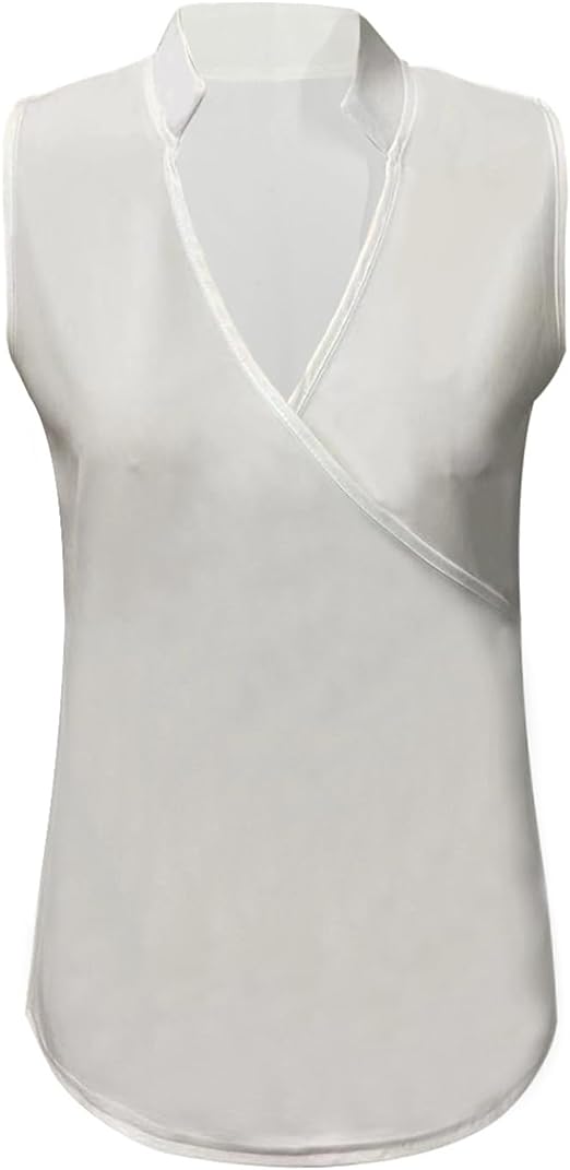 Sarah | Elegante Top Sin Mangas Liso