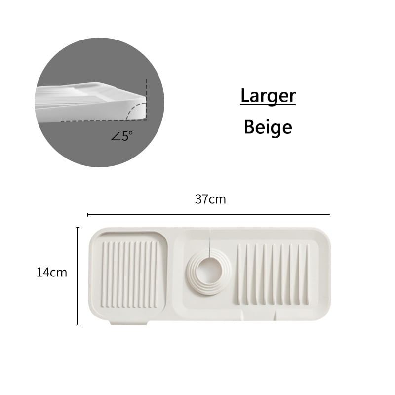 Protector contra salpicaduras AquaShield para fregadero | Protector de silicona para fregadero de cocina