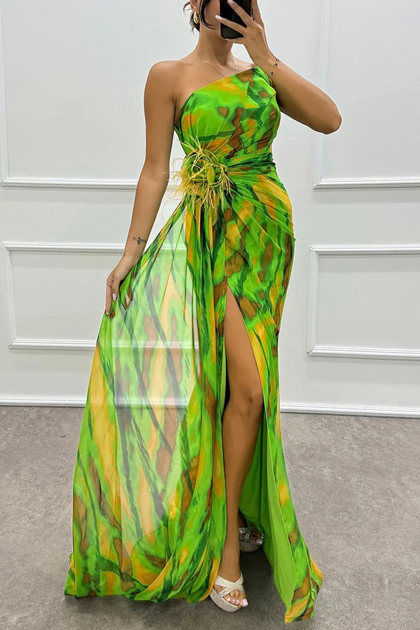 Elena | Vestido Maxi Vibrante
