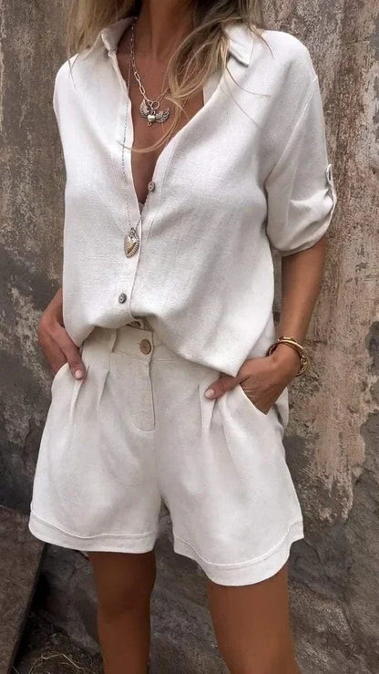 Sena™ - Conjunto de verano de lino