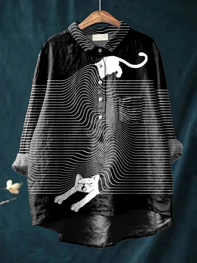 Clarano | Blusa con Estampado Juguetón Brooks