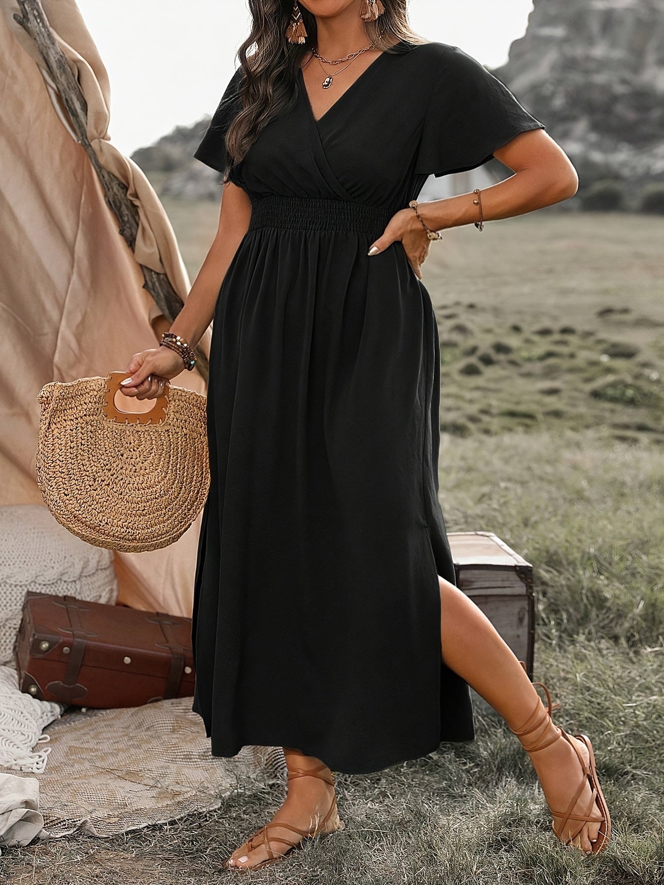 Mckenna | Vestido de verano elegante con escote en V