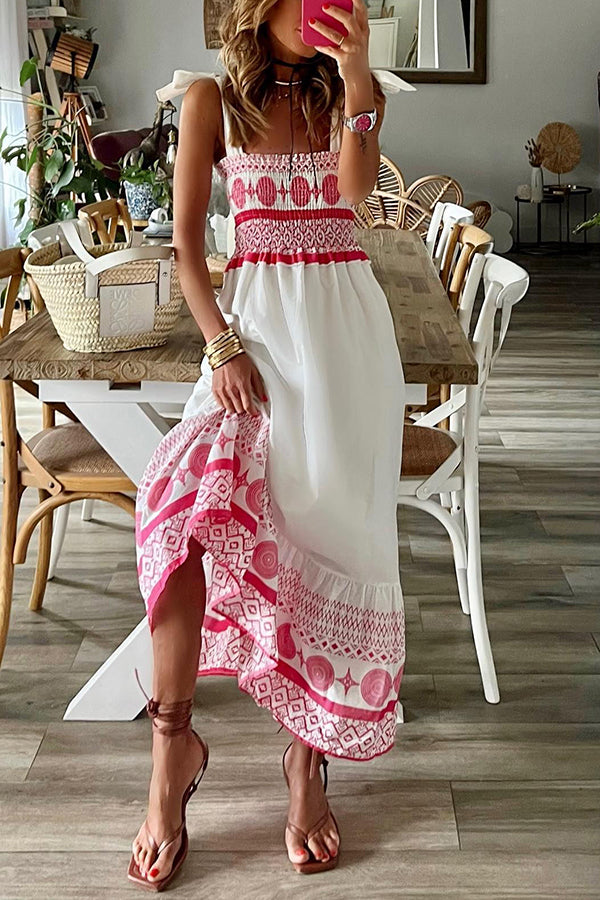 Leah | Vestido Maxi Bohemio de Verano